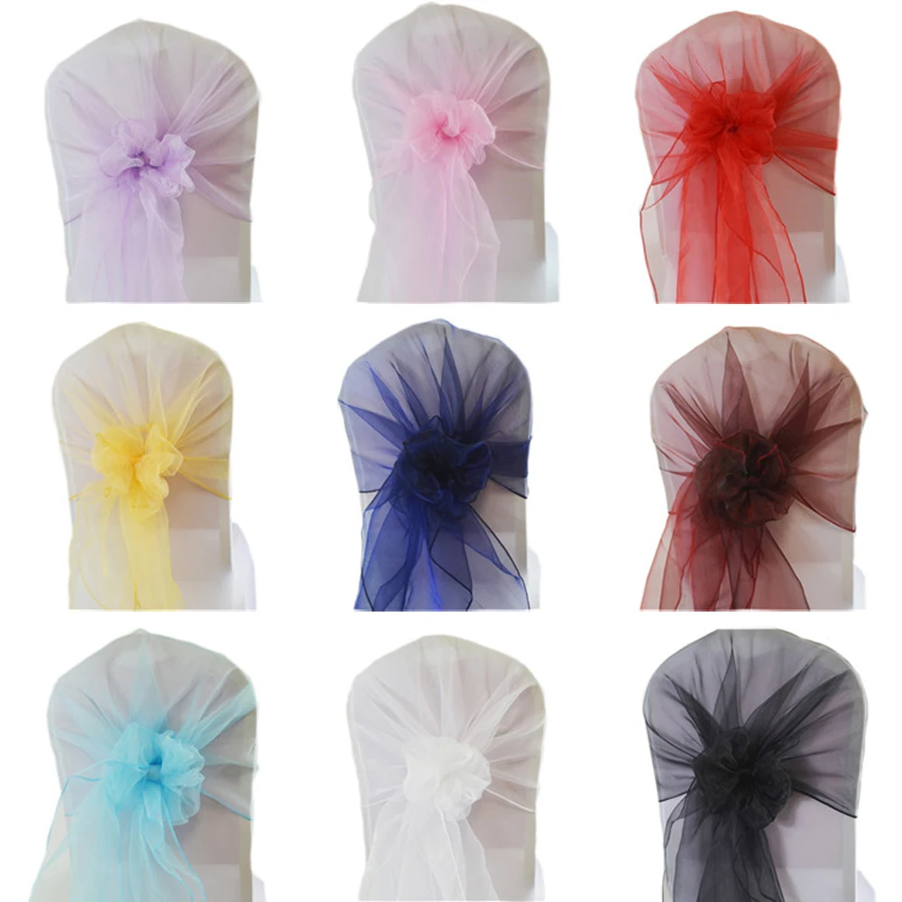 65x275cm Organza Chair Sash Fo - đánh giá và giá Chair Sash Organza