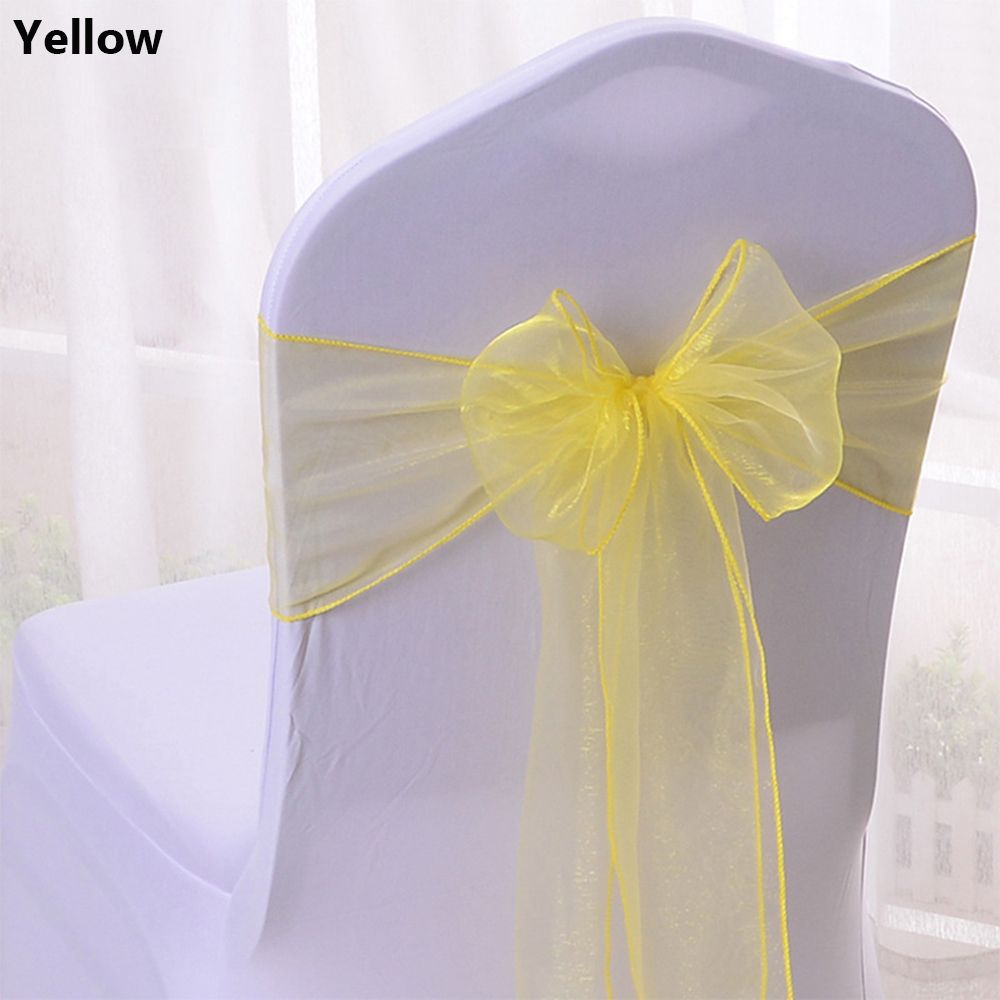 1pcs Organza Chairs Decoration - đánh giá và giá Chair Sash Organza