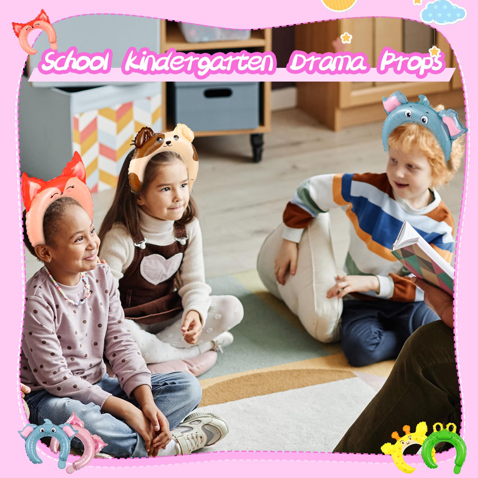 24 Pcs Farm Zoo Animal Inflata - đánh giá và giá Wedding Zoo