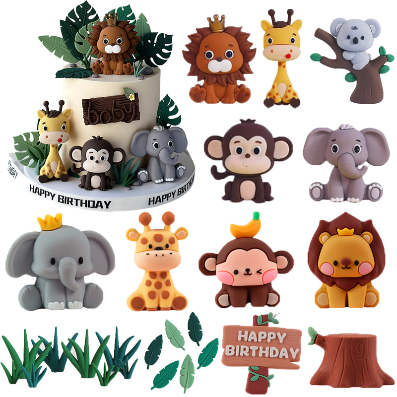 New Forest Jungle Animals Cake - đánh giá và giá Wedding Zoo