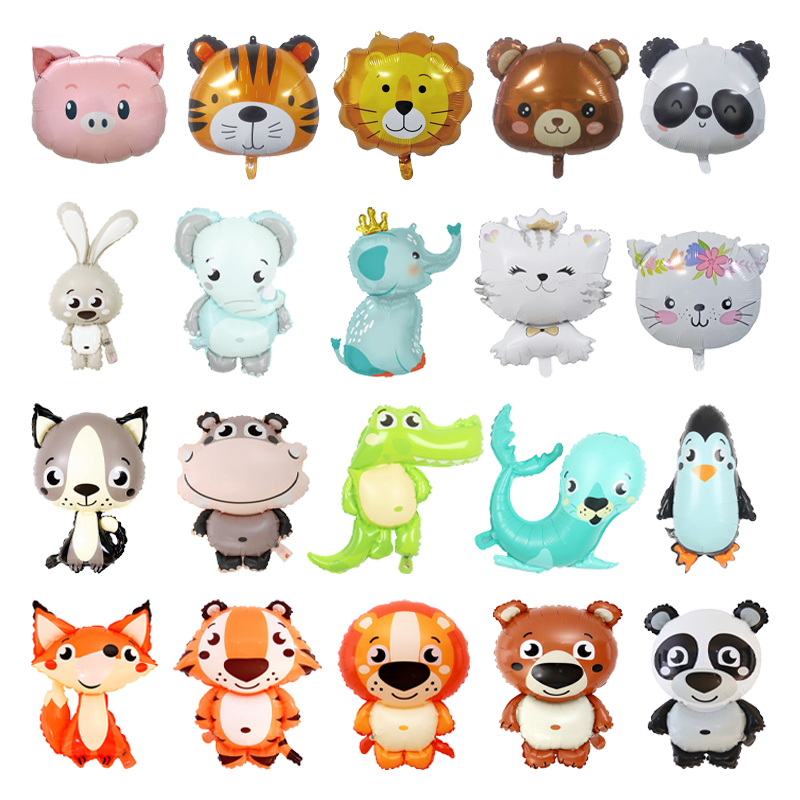 Q-version Animal Foil Balloons - đánh giá và giá Wedding Zoo