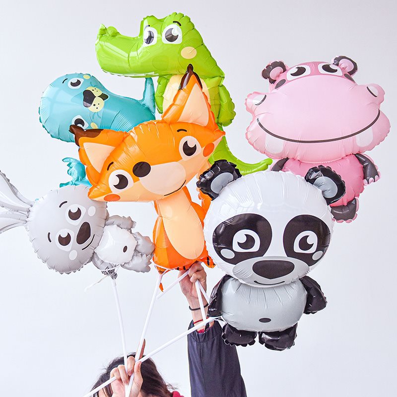 Q-version Animal Foil Balloons - đánh giá và giá Wedding Zoo