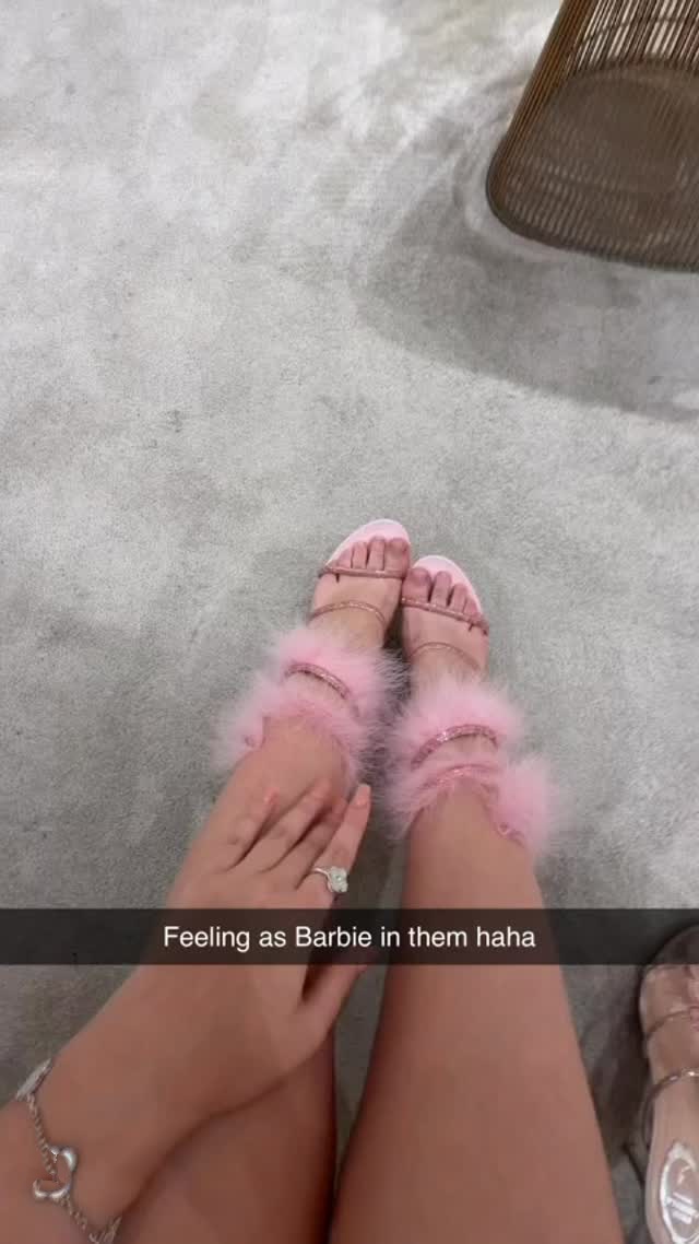 Pink fur ankle warp crystal hi - đánh giá và giá Wedding Super