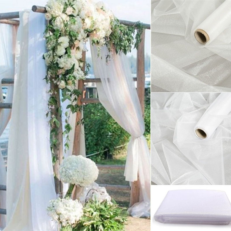 5 Mét/lô Sheer Pha Lê Đàn Orga - đánh giá và giá Chair Sash Organza